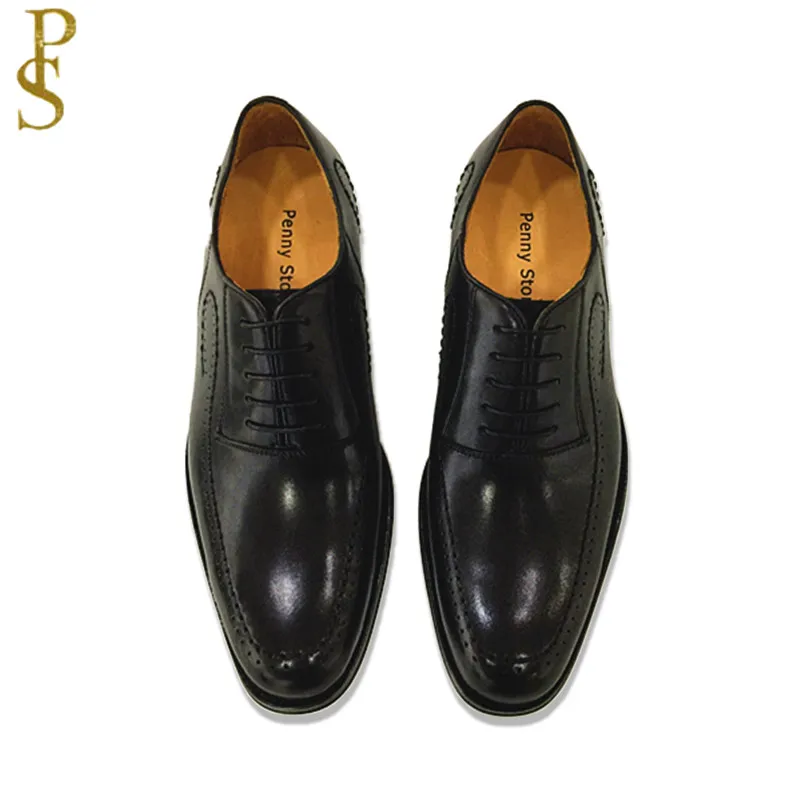 Новая модная Высококачественная коровья кожа персональная Мужская обувь из