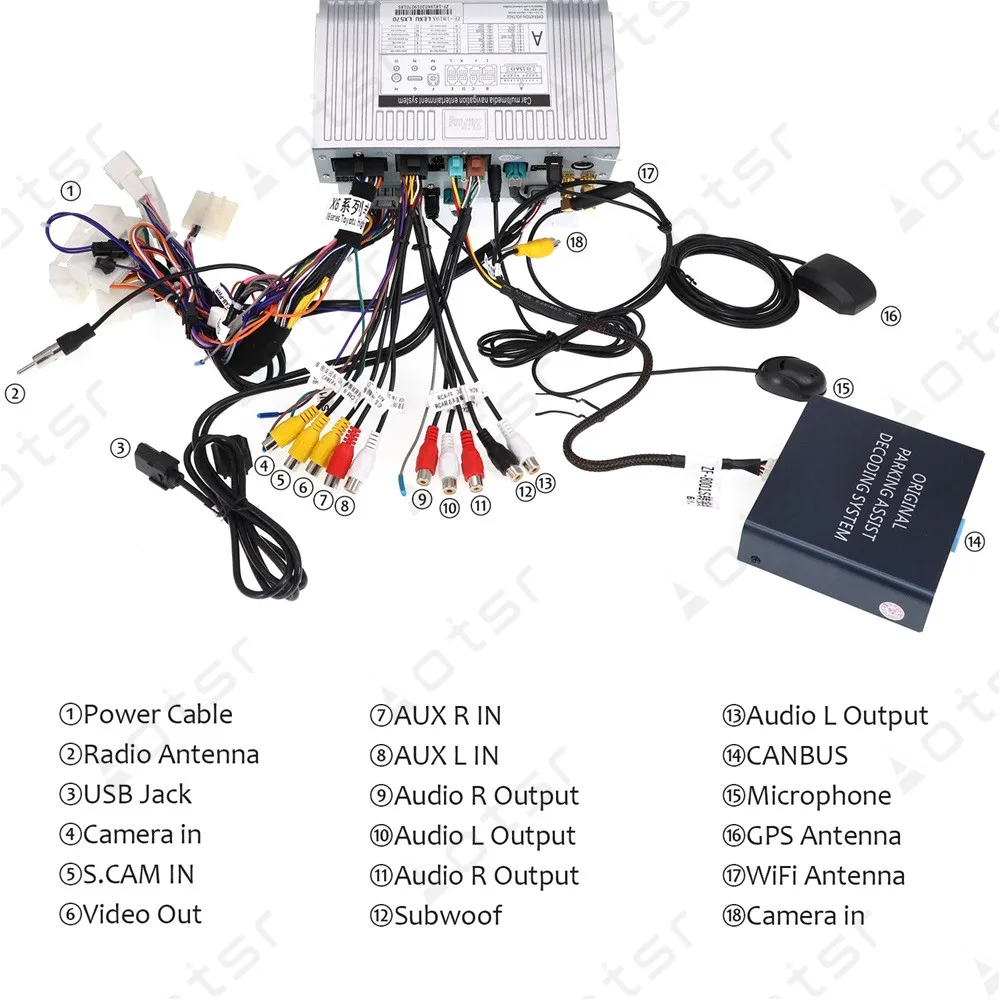Автомобильный мультимедийный плеер AOTSR 13 6 дюйма Android 8 1 с HD экраном Tesla GPS
