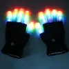1pc LED Light Night Glowing Gloves Glitter Gloves For Entertainment Rave Party Glow Games Fun Glowing Gloves 1
