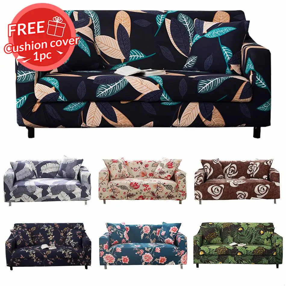 1 шт. чехлы для диванов растительные эластичные гостиной Домашние животные