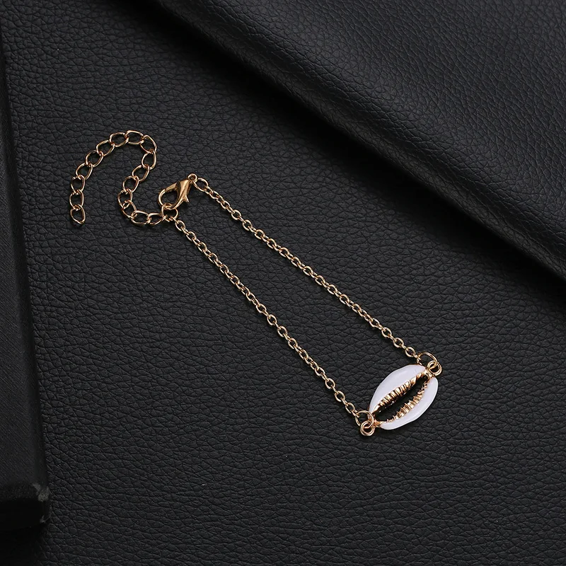 Богемное ожерелье-подвеска из ракушка коври для женщин модные пляжные ожерелья с