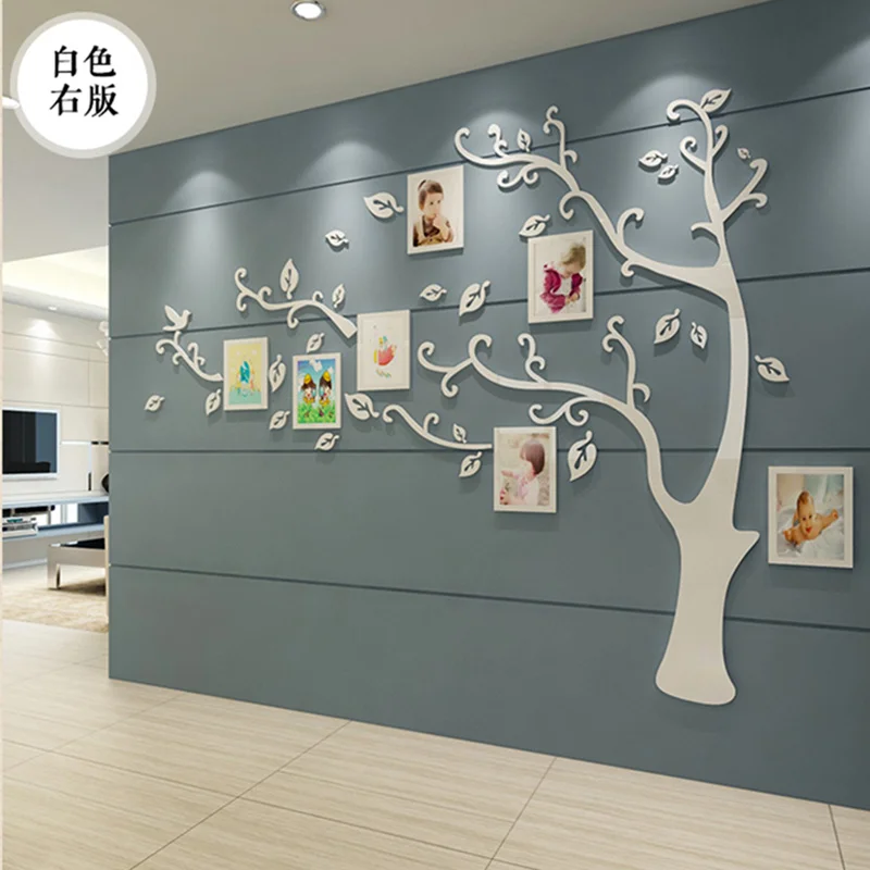 

3D акриловые наклейки на стену фоторамка дерево HOMEMCDS