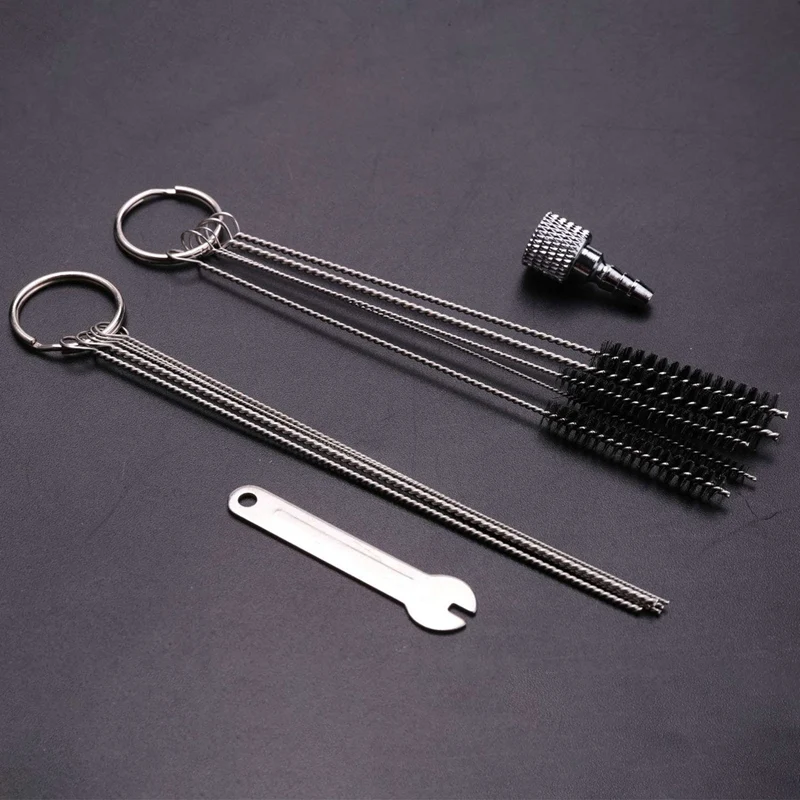 

7Cc 0.3 Nozzles Airbrush With 11Pcs Set Cleaning Accessories Cake Decorating Brushes For Manicure Air Brush