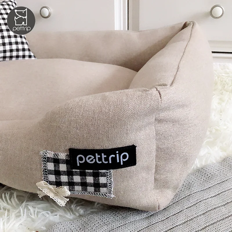 Кровать для больших собак домик домашних животных диван кровать с подушкой