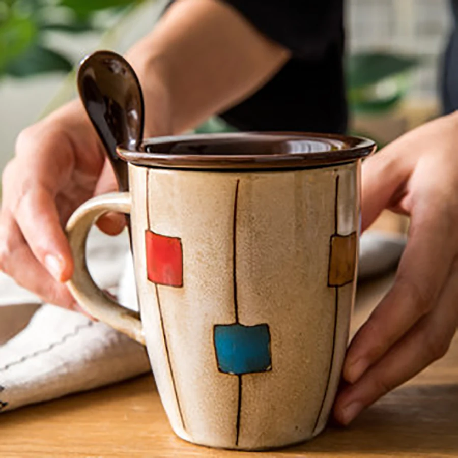 Креативная керамическая чашка кофейная чашки для капучино эспрессо