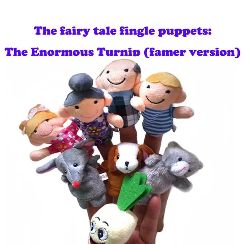 Детские наборы кукол на английском языке с изображением песенницы и пальцев