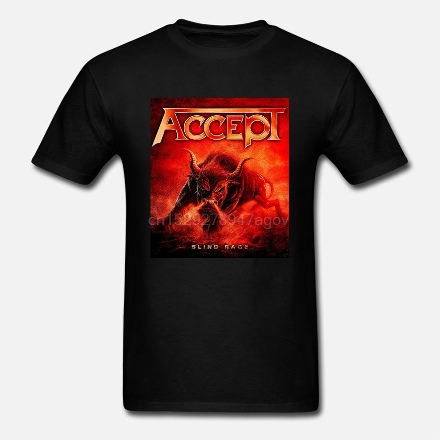 ACCEPT BLIND RAGE немецкий тяжелый металлический ремешок T_shirt размеры от S до 6XL|Мужские