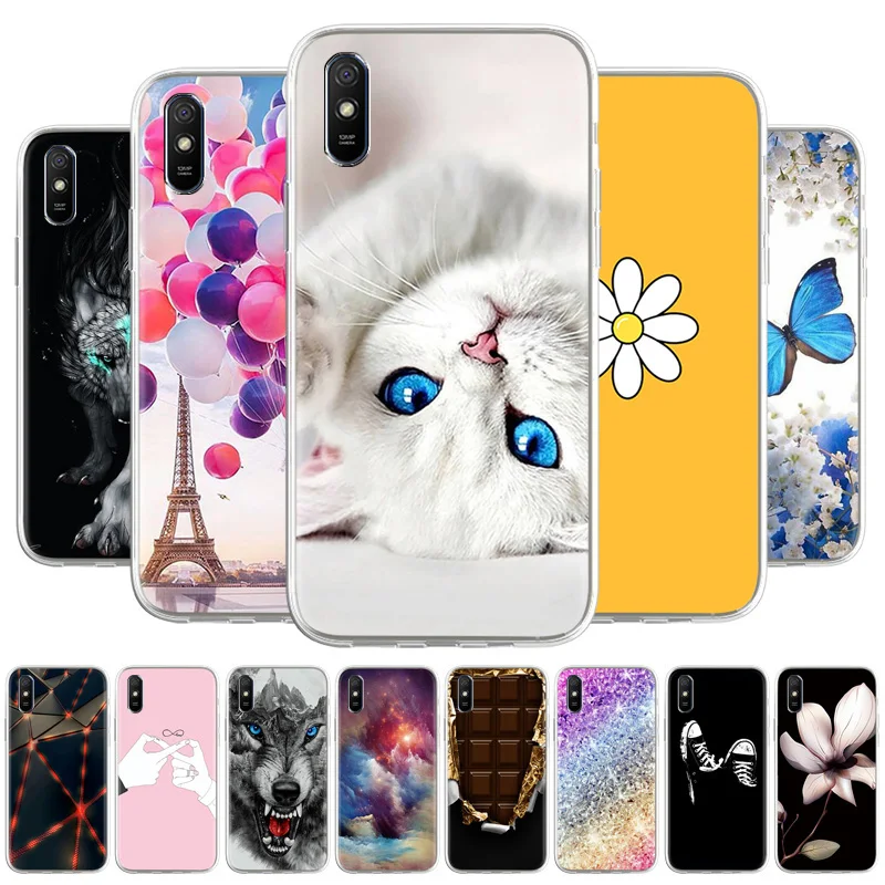 Phone Cases For Xiaomi Redmi 9A Case For Xiaomi Redmi 9T 9A 9C NFC 9 Silicone Soft TPU Cover On Redmi9A Anti-dust Bumper Fundas
