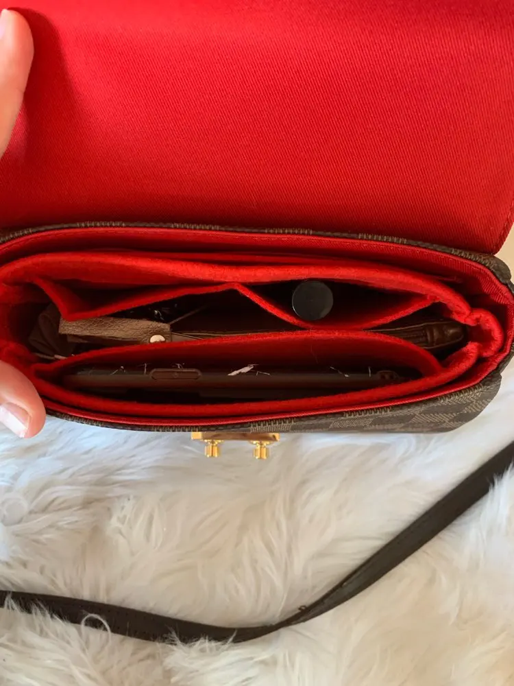 

For CROISETTE bag Organizer insert Inner Purse Portable Cosmetic handbag make up organizer box na kosmetyki storage dropshipping