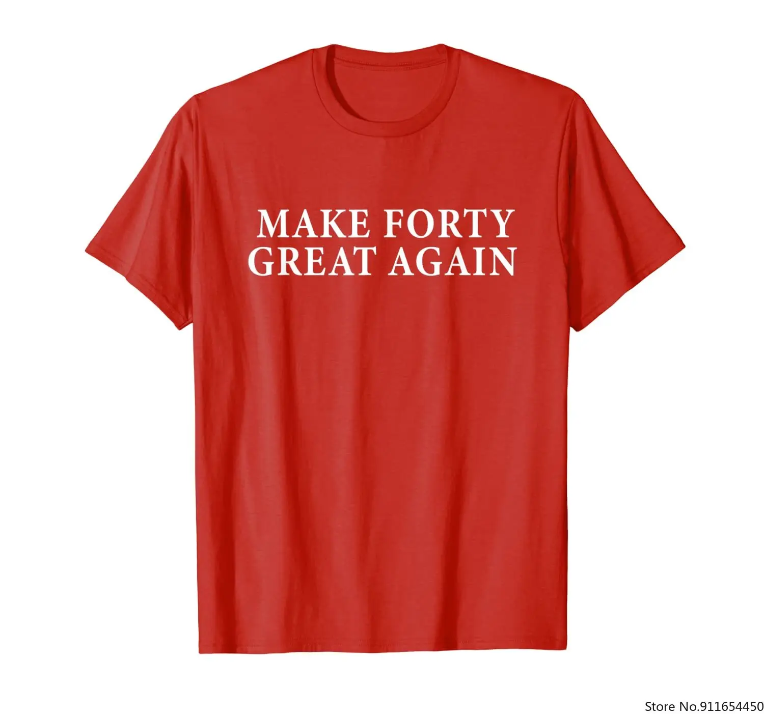 Для мужчин s сделать 40 Great Again футболка 40th подарок на день рождения для мужчин|Мужские футболки| |