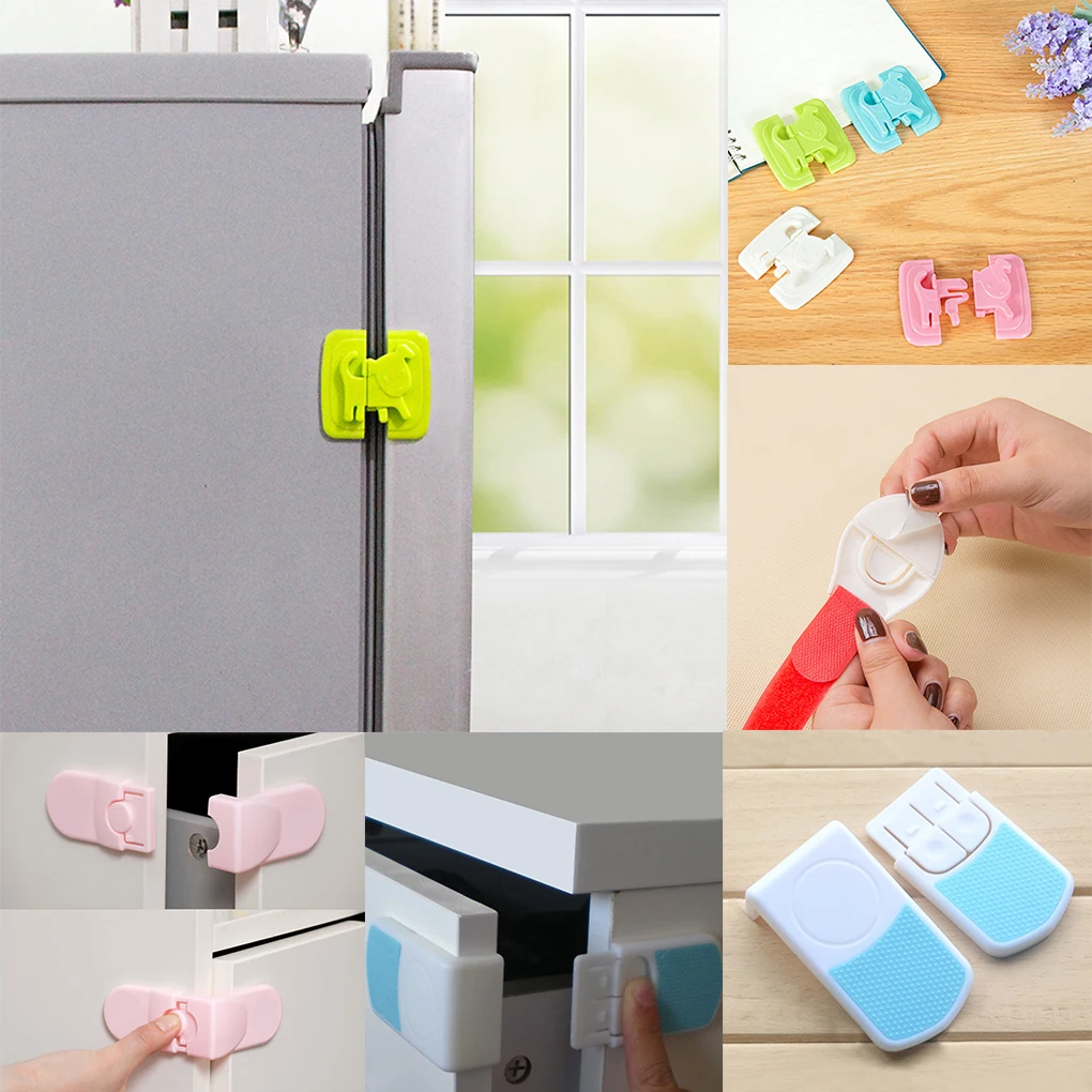 Новый портативный многофункциональный замок для детского шкафа 1 шт./2 шт./5 шт.