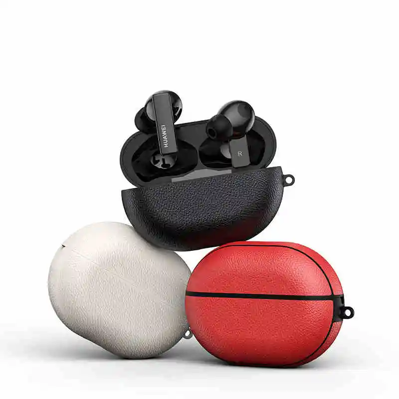 for Huawei freebuds pro Pure Leather Case Earphone Box Cover Bluetooth Wireless Headphone Protective | Электроника