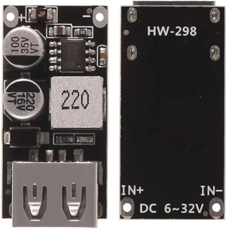 DC-DC понижающий преобразователь модуль 6V-32V постоянного тока до 3V-12V регулируемый