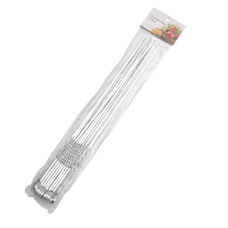 10 шт. мясовые палочки для барбекю из нержавеющей стали| |