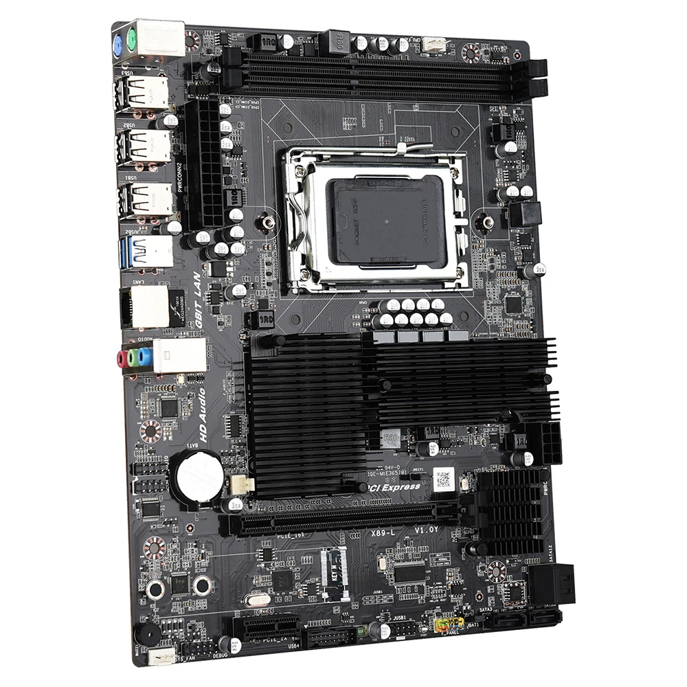 Материнская плата Socket G34 X89 DDR3 двухканальная макс. 32 ГБ памяти SATA II USB 3 0