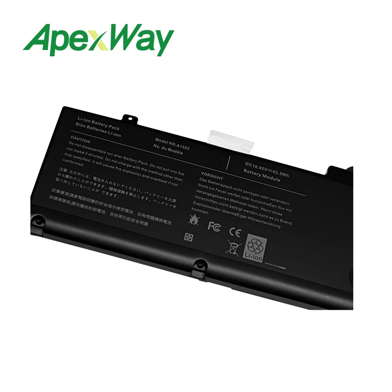 Аккумулятор 63.5Wh для ноутбука APPLE MacBook Pro 13 &quotMB990J/A MB991J/A замена A1322 A1278 MB990J/A MB991 */A |