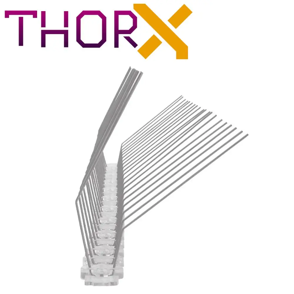 Шипы для отпугивания голубей 2 ряда шипы птиц на поликарбонатной базе высокое