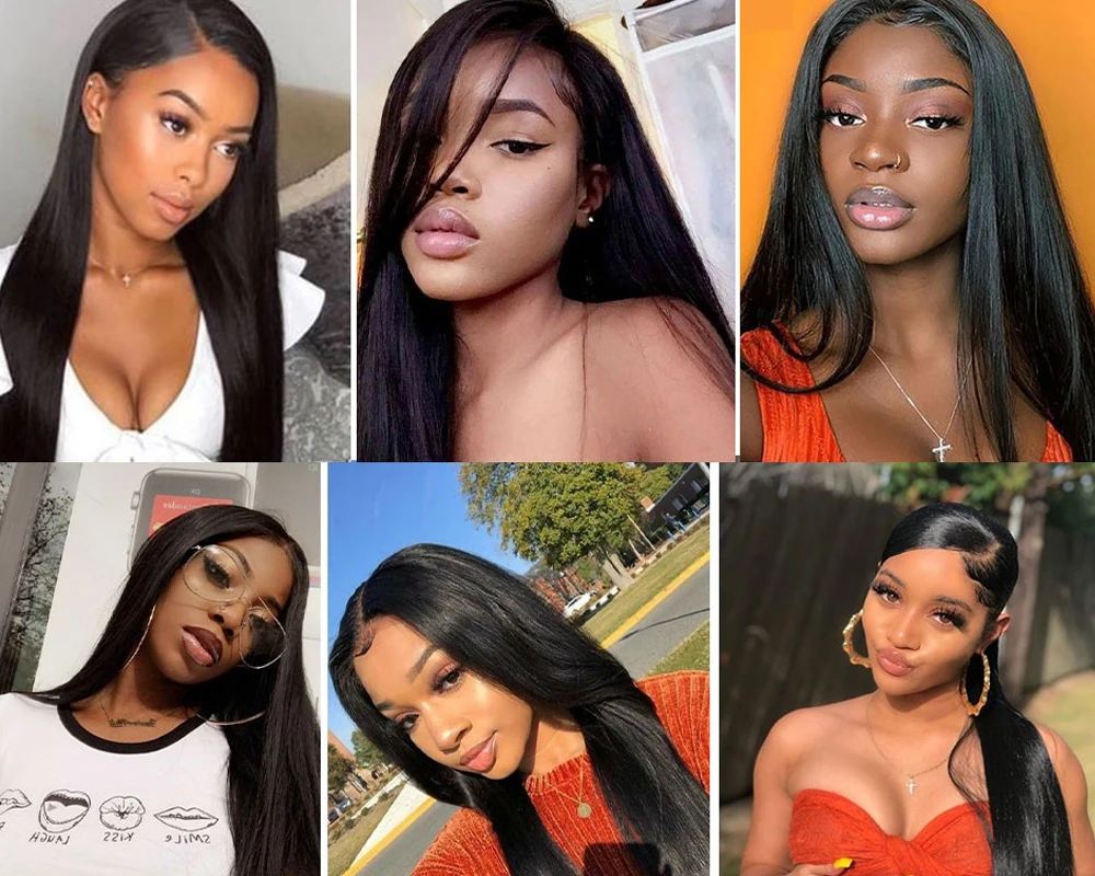 

13x6 HD Lace Frontal Wigs Straight Transparent Lace PrePlucked BEAUDIVA Brazilian Straight Hair 13x4 Lace Front Human Hair Wigs
