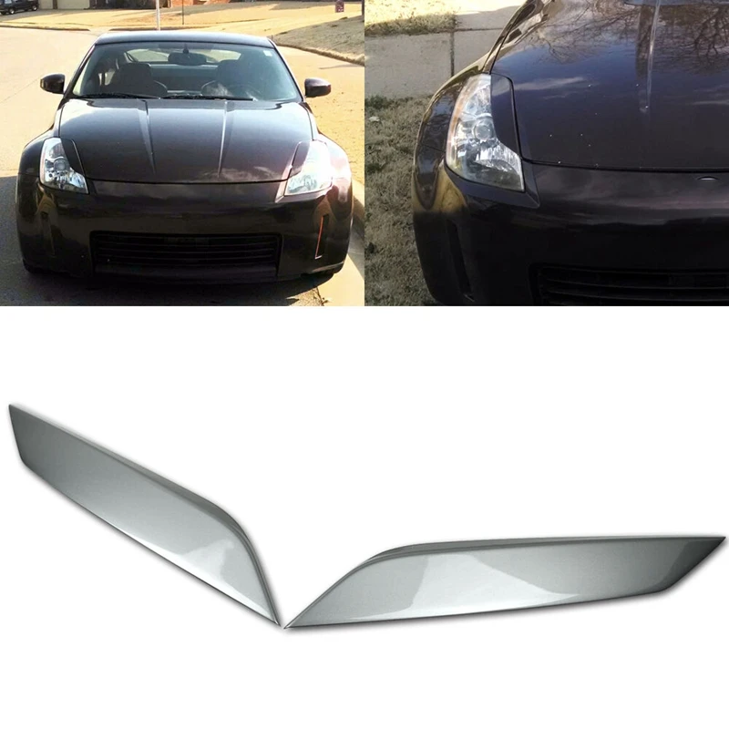 2 шт. Автомобильные фары веки брови крышка аксессуары лампа капот наклейка для