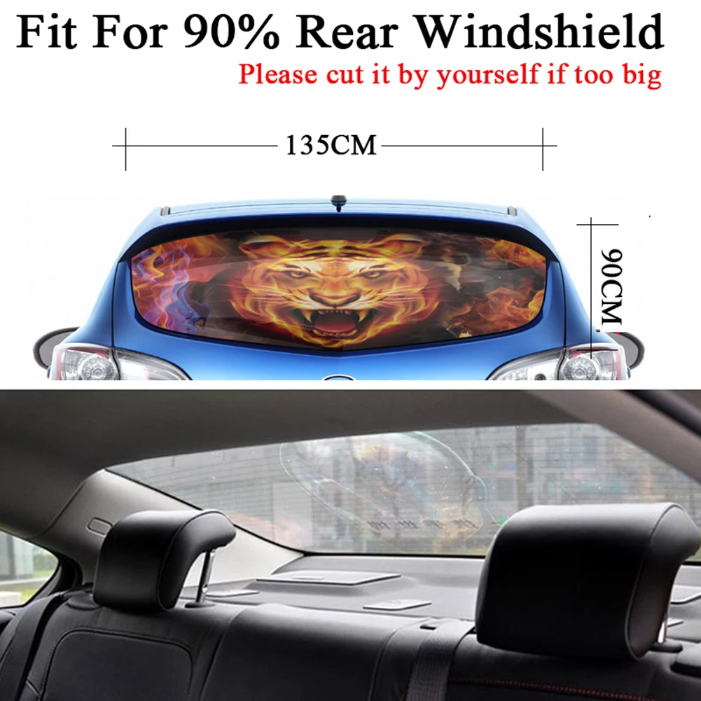 1 шт. наклейки на заднее ветровое стекло 135 см х 90 см|Наклейки автомобиль| |