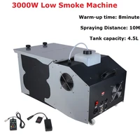 2020 free shipping 3000w low smoke machine dmx512 fog smoke machine professional dj disco stage haze machine dj effect equipment