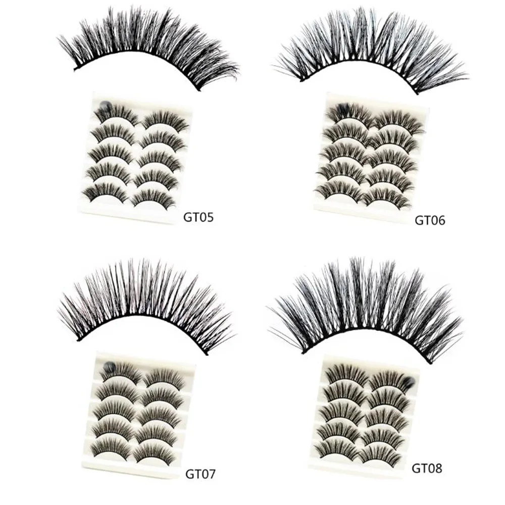 MJS 5 на 5D норковые ресницы накладные наращивание макияж оптовая продажа