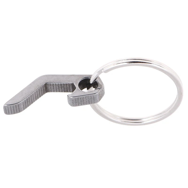 

Titanium Alloy Creative Mini Bottle Opener Can Opener Stainless Steel Multifunctional Key Clasp Outdoor EDC Gadget