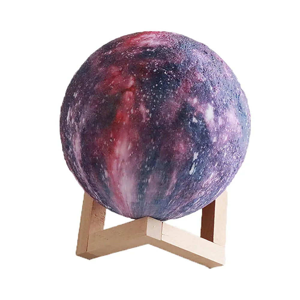 Перезаряжаемая Лунная лампа 13-15 см светодиодный Звездный шар настольные лампы с