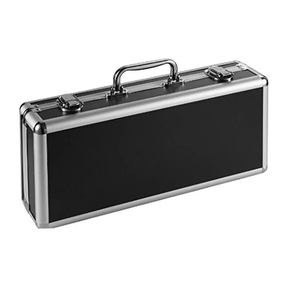 

Strong Portable Electric Guitar Pedal Board Aluminium Alloy Case Storage Pouch Capable for 5 Mini Effector Instrument Supplies