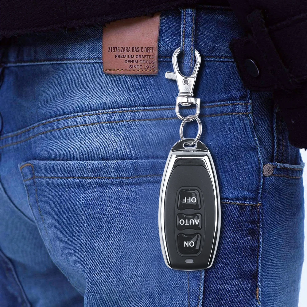 Пульт дистанционного управления Kebidu для гаража/дверей 433 МГц 3 ключа | Электроника