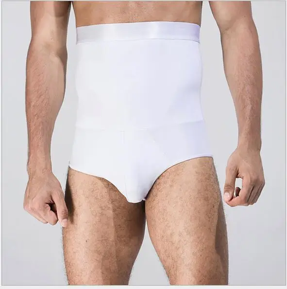 white 2 LANTECH мужские Компрессионные шорты для коррекции живота, бодибилдинг, обтягивающее нижнее белье, боксеры для пробежки, упражнения, фитнес-шорты - Цвет: white 2