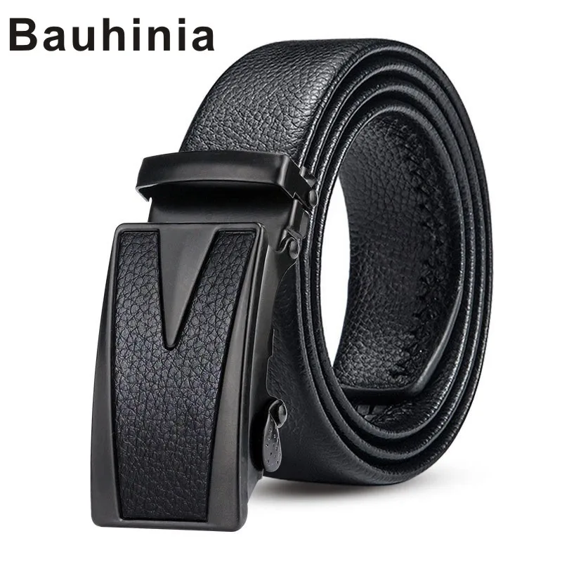 

Bauhinia brand new automatic buckle scratch-resistant 120CM men's casual waist charm belt