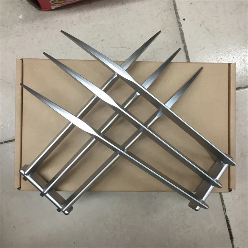 25 см Косплей X-men Росомаха Логан клинок коготь Росомаха когти Опора лапа супер оружие героя X проект Модель Коллекция - Цвет: Белый