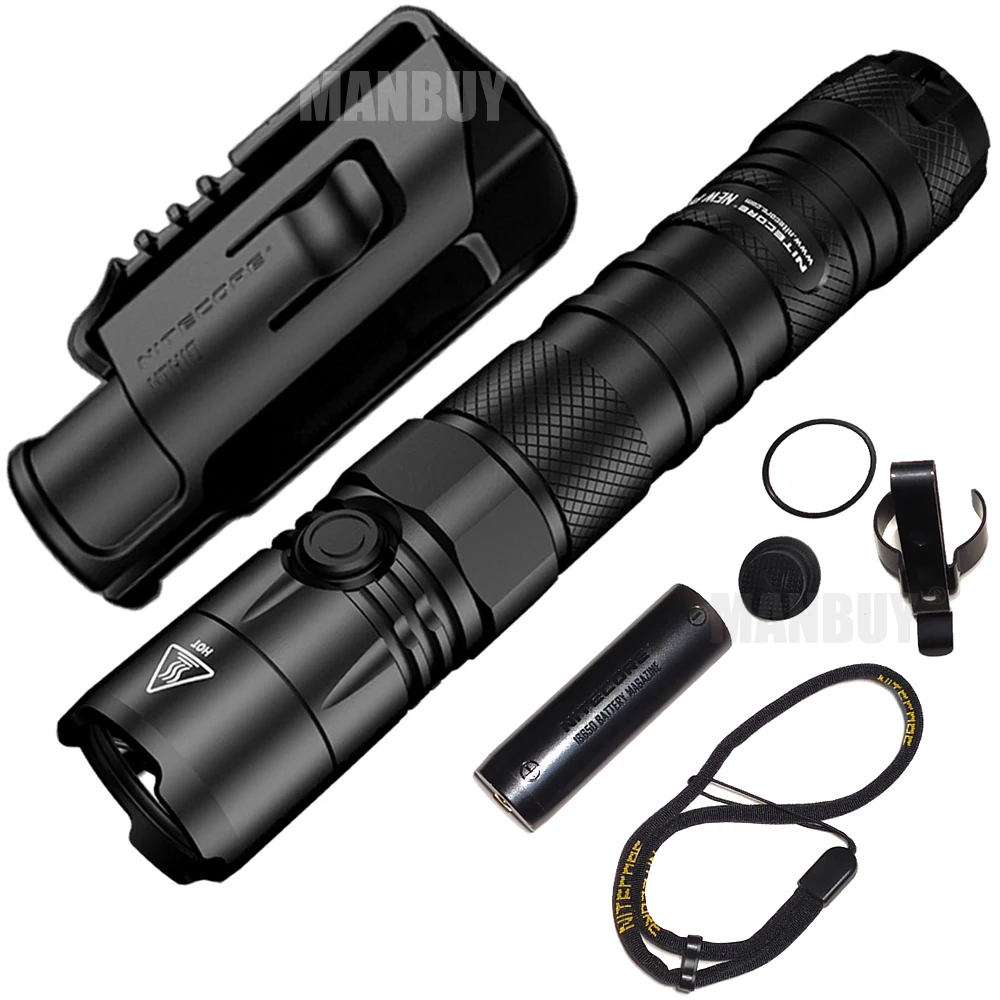2021 NITECORE Новый P12 1200 люмен CREE XP L HD V6 светодиодный тактический фонарь с кобура для