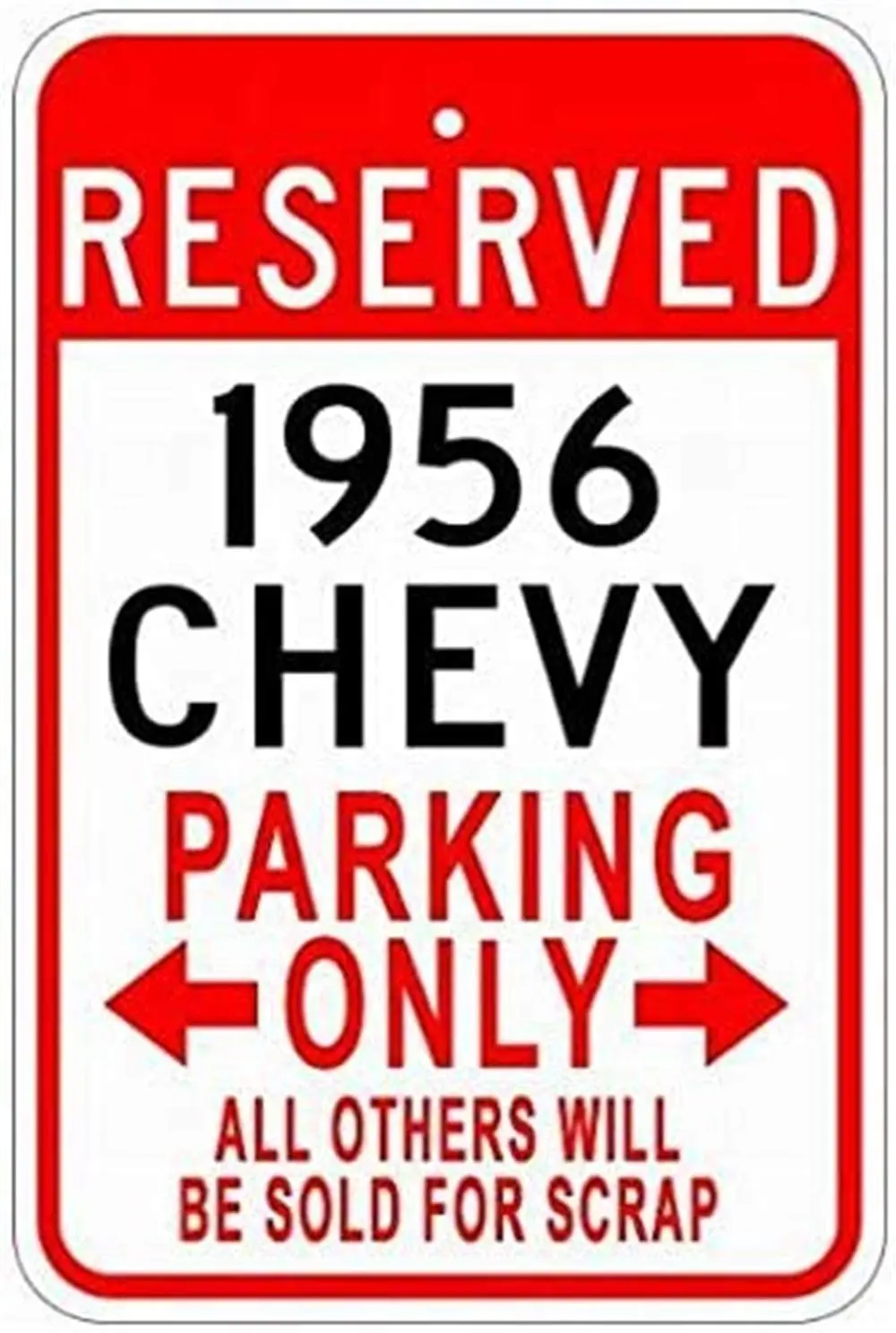 

1956 Chevy ретро металлические жестяные знаки винтажный значок на вид табличка для бара кафе магазина дома гаража Настенный декор 8X12 дюймов