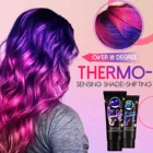 Thermochromic Цвет изменение чудо-краска для волос на основе красителя, серый, фиолетовый, зеленый синий волос крем-краска для волос! Полупостоянная Краски