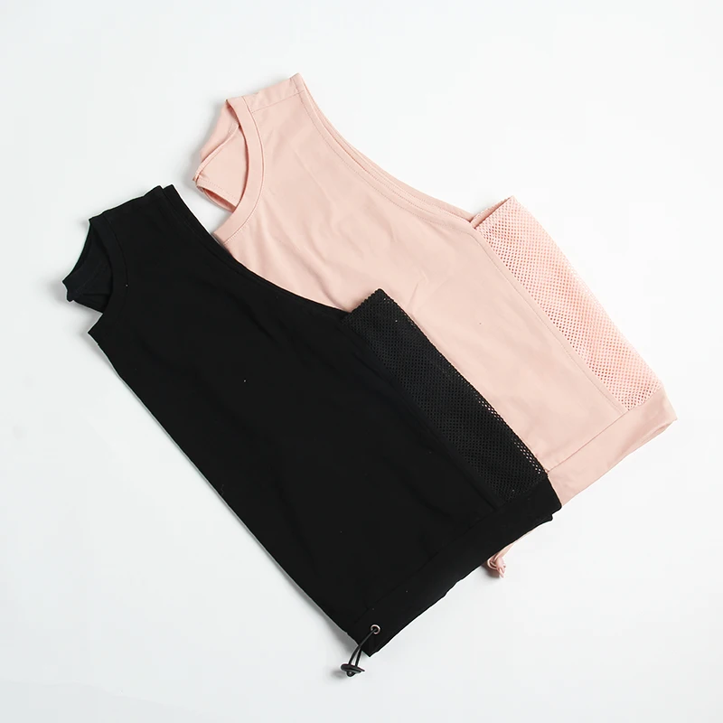 Женская одежда топ для йоги короткий с коротким рукавом поясничная Сексуальная