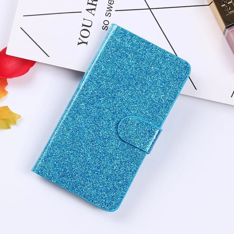 Роскошный блестящий чехол AXD для Motorola Moto G3 G4 G5 G5S G6 Plus G7, чехол-книжка для Moto E4 E5 Plus g4 g6 g7 Play - Цвет: Blue