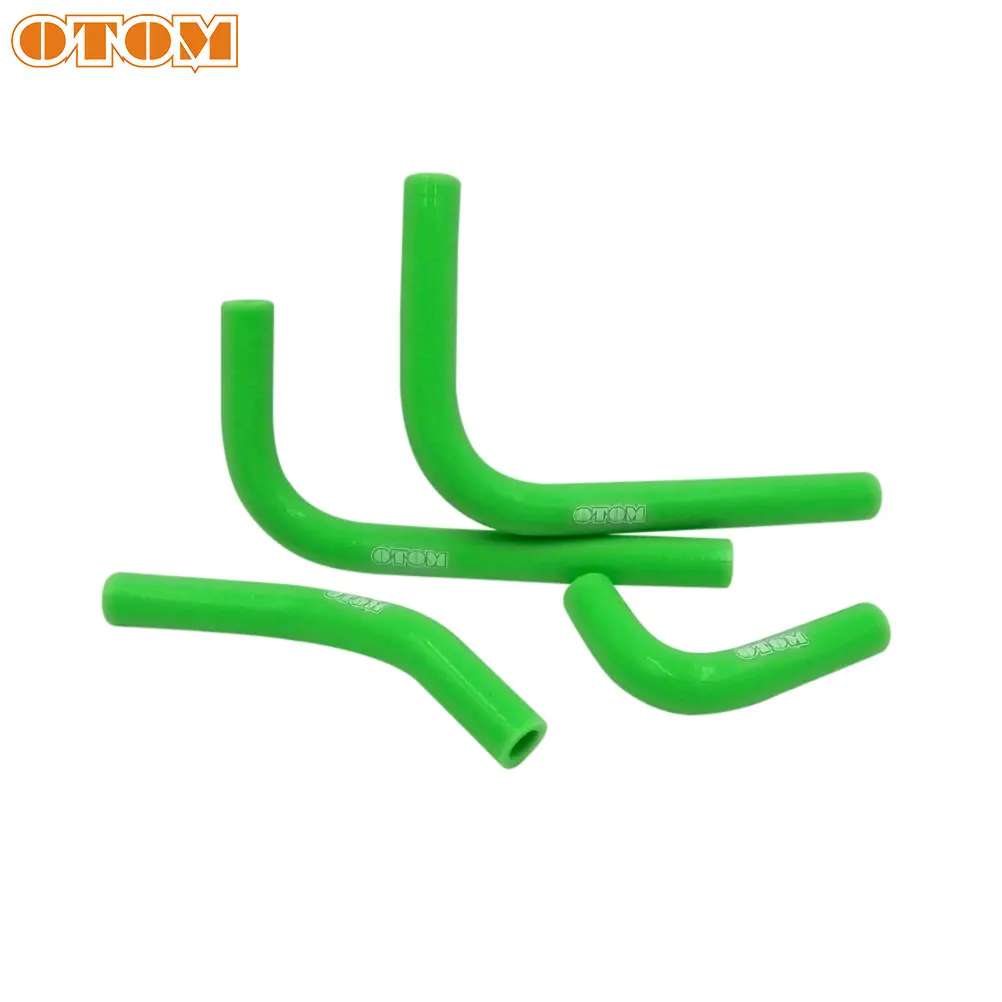 

Шланги радиатора для мотокросса OTOM KA001, водопроводная труба, зеленая силиконовая труба для KAWASAKI KX250F 2017-2019, мотоциклетный велосипед-внедорож...