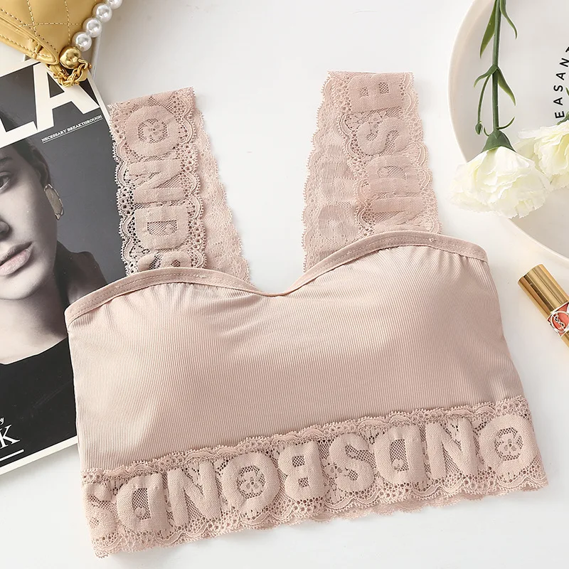 Сексуальный укороченный топ женский бюстгальтер с мягкими чашечками топы