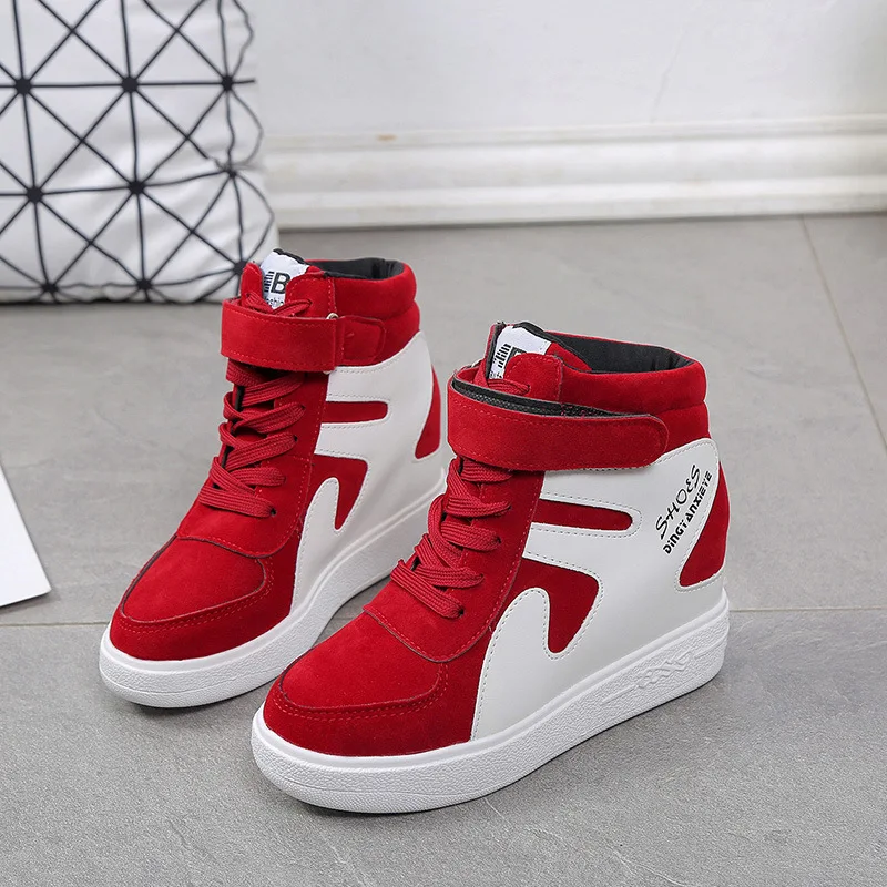 

c73 sneakers women 2021 High top Platform Sneakers women Casual Wedges shoes Womens Shoes Black Platform Vulcanize Shoes Women