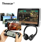 Автомобильный подголовник с монитором 10,1 дюйма, 1024*600, DVD-видеоплеер, портативный автомобильный ТВ-монитор, USBSDHDMIIRFM, TFT ЖК-дисплей, сенсорные кнопки, игры