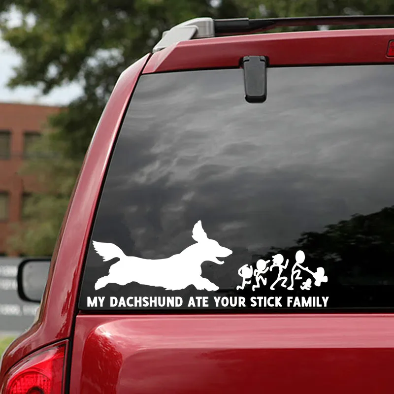 Собака моя такса съесть вашу палку семья для авто автомобиля/бампера/окна