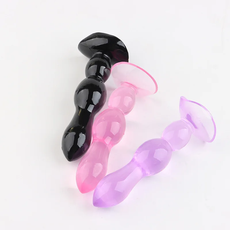 Силиконовые анальные пробки тренировочный фаллоимитатор в виде пули хвост