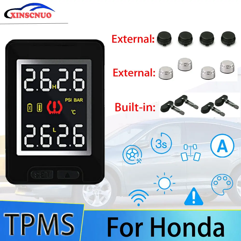 XINSCNUO Автомобильная электроника Беспроводная для Honda Crosstour TPMS система контроля