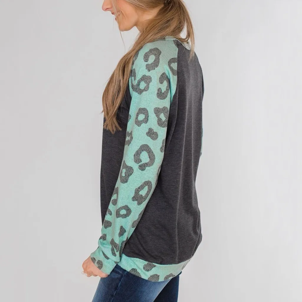 Футболки с длинными рукавами розовая синяя футболка принтом женская