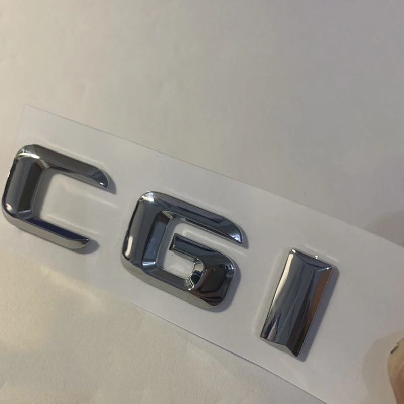 Эмблема с буквами для Mercedes Benz CDI CGI TDI E260 C300 E320 автостайлинг багажник логотип