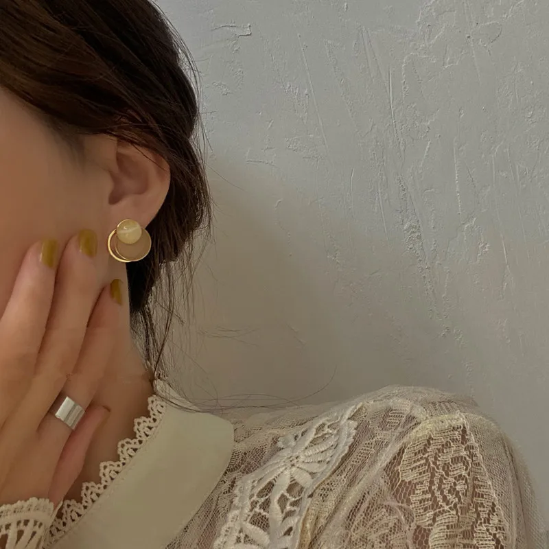 AOMU 1 пара 2020 корейский модный комплект для девочек с геометрическим принтом