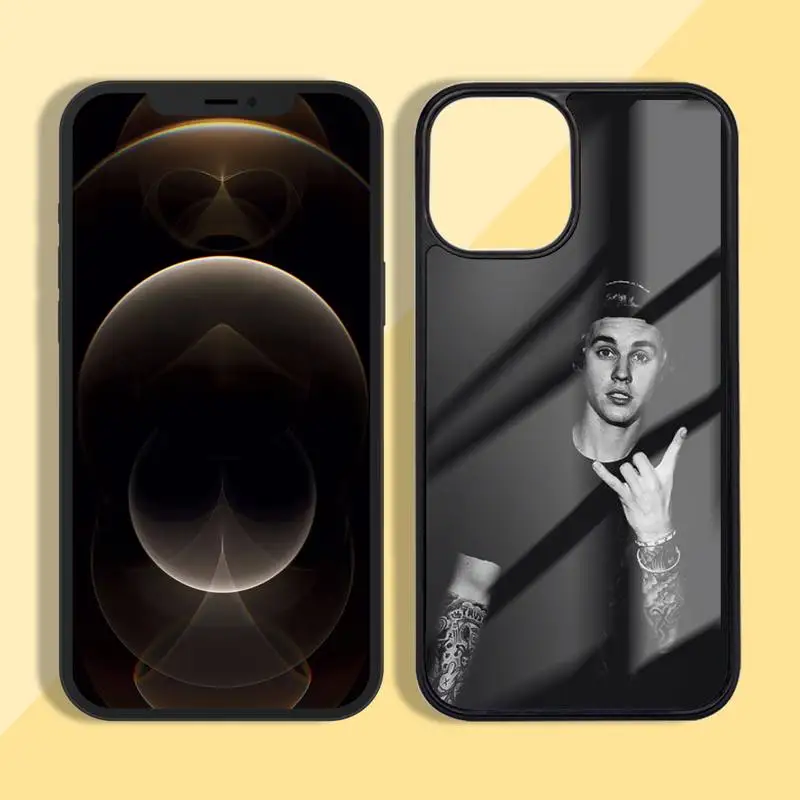 

Justin Bieber Phone Case Silicone TPU+PC For iPhone 11 12 mini Pro MAX 5 6 7 8 Plus Samsung Note20 10 Plus S7 8