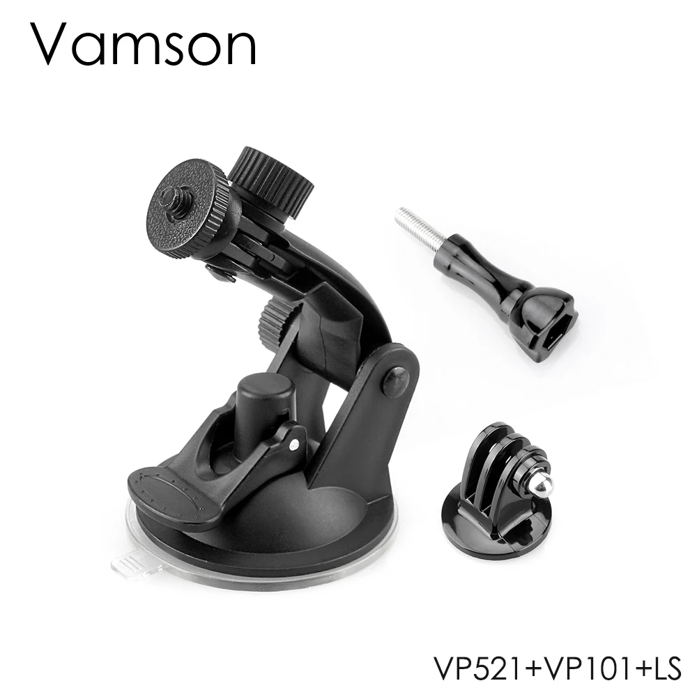 Vamsonfor gopro Автомобильная присоска hero 7 6 5 4 для DJI OSMO Экшн-камера стеклянная присоска аксессуар для xiaomiyi 4K VP521 - Colour: VP521-VP101-LS